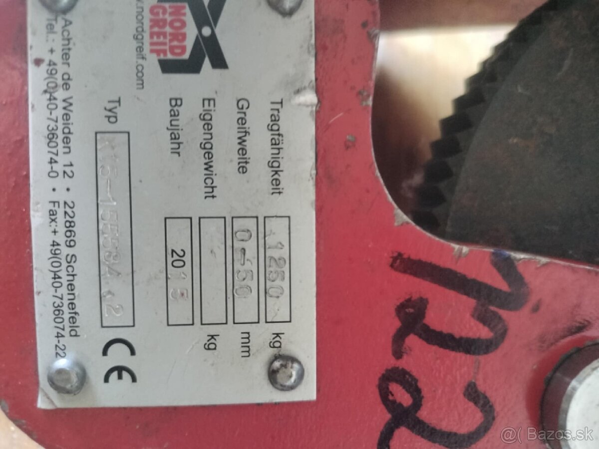 Svorka na dvíhanie plechov - 5