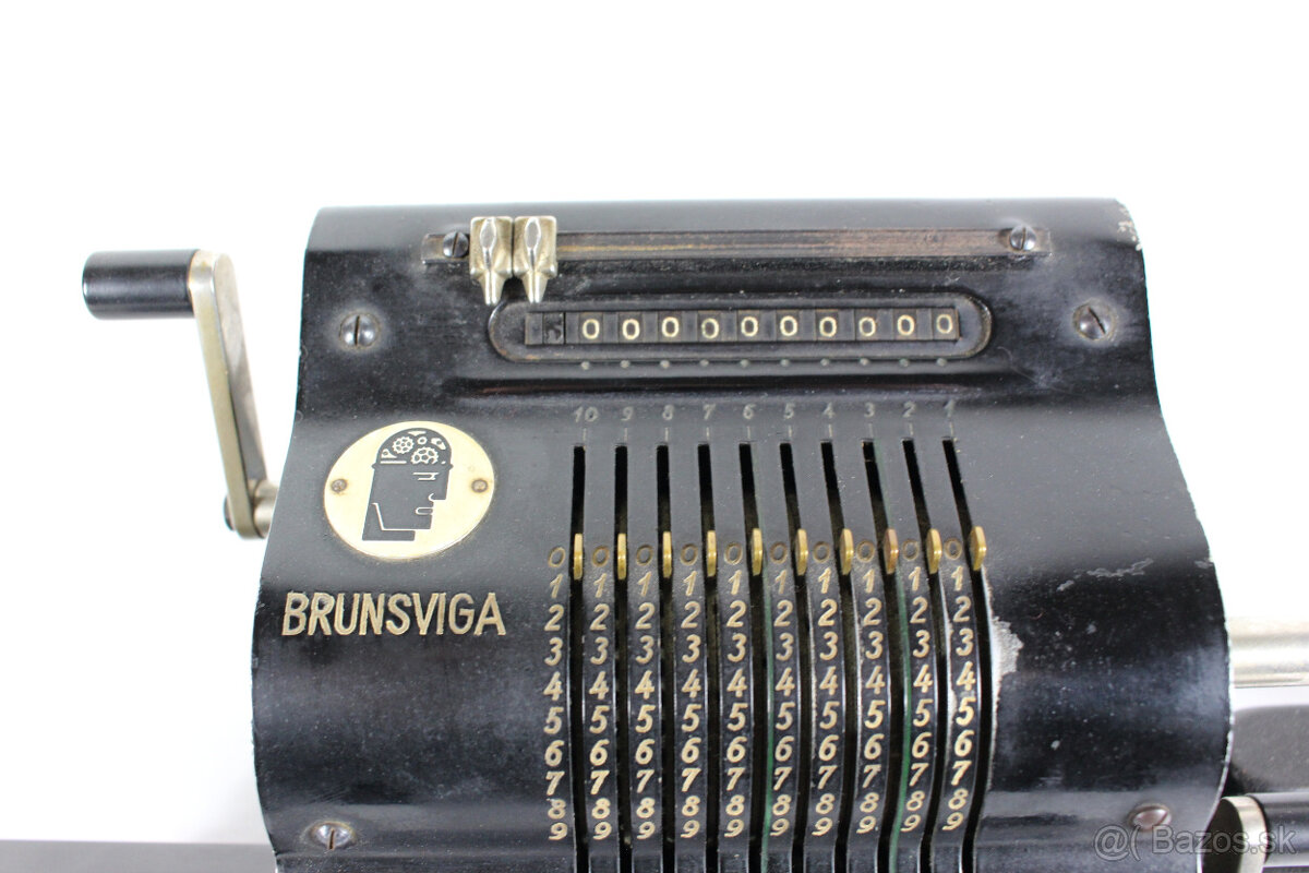 starožitná počítačka Brunsviga - 5