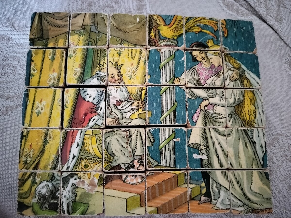 Kocky drevené retro - 5