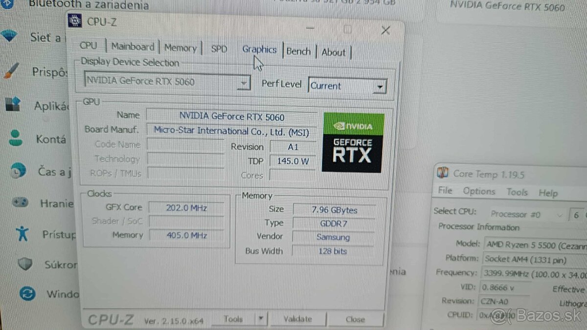 Herny Pc v zaruke Ryzen 5 5500,RTX5060, 32GB Ram - 5