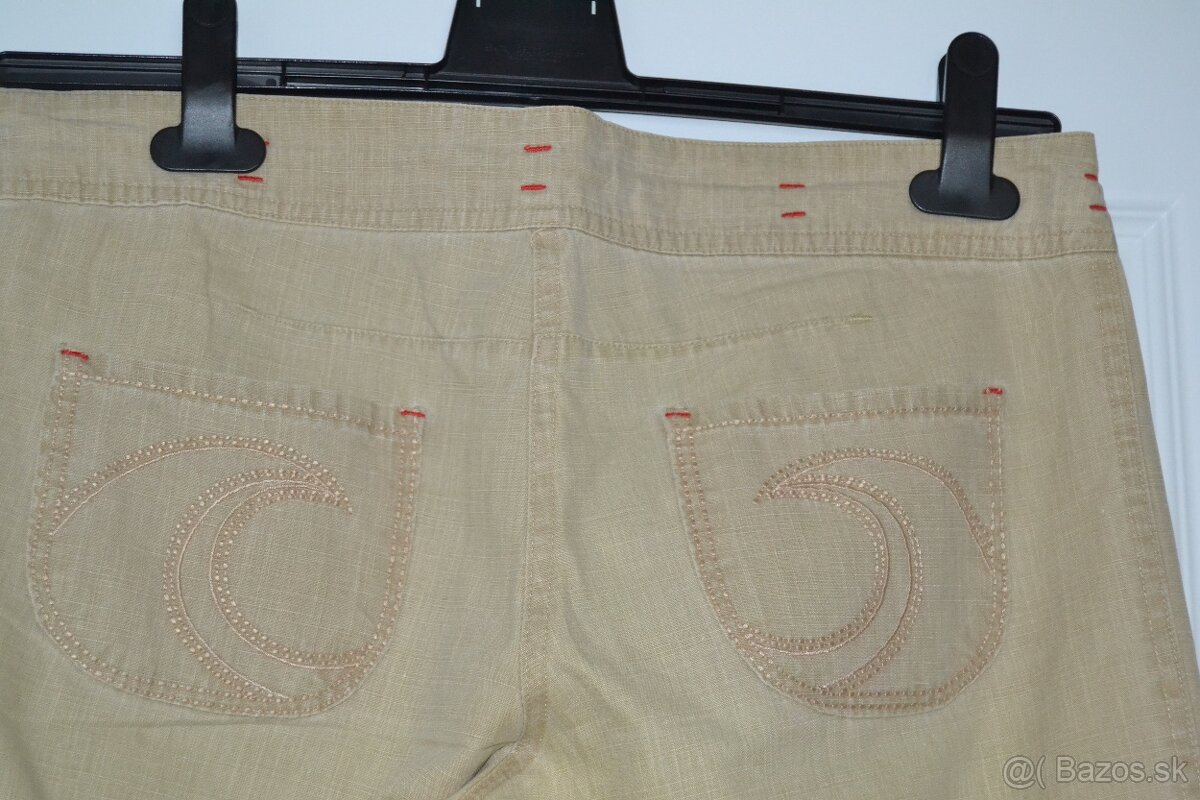 Dámske bledé nohavice, veľkosť L - 5