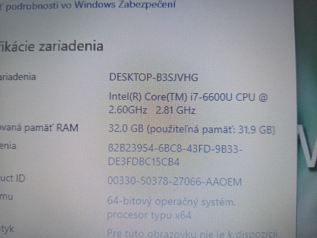 HP elitebook 820 G3 ,Intel® Core™ i7 , 32gb ram , ssd + hdd - 5