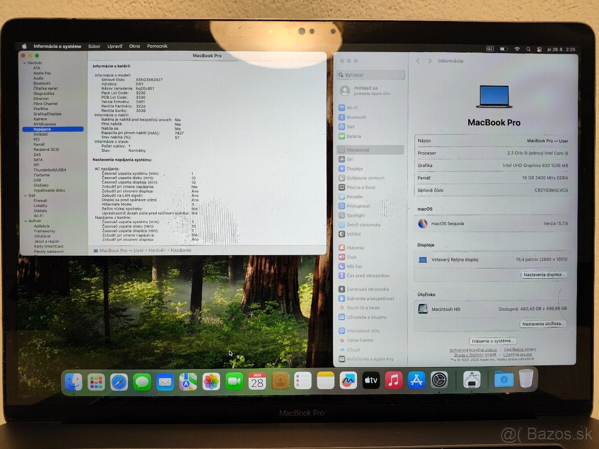 Apple MacBook Pro 15 (2019) | Intel Core i9 • 16 GB RAM • 51 - 5