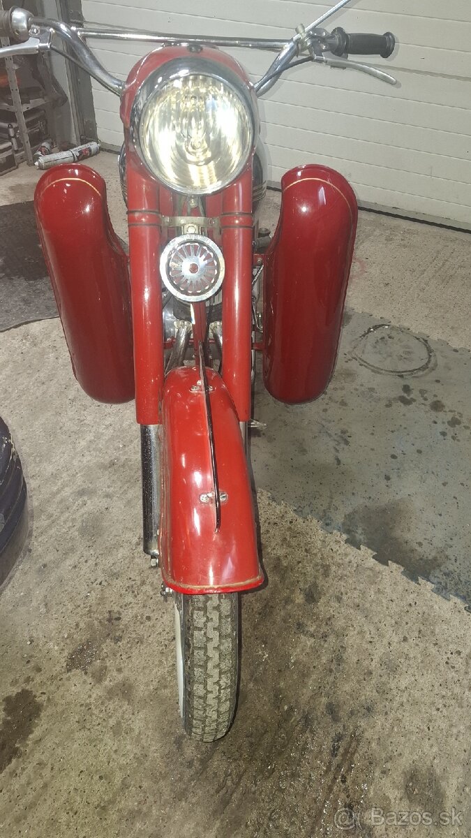 Jawa CZ 150 typ 352, 1954 polbubon - 5