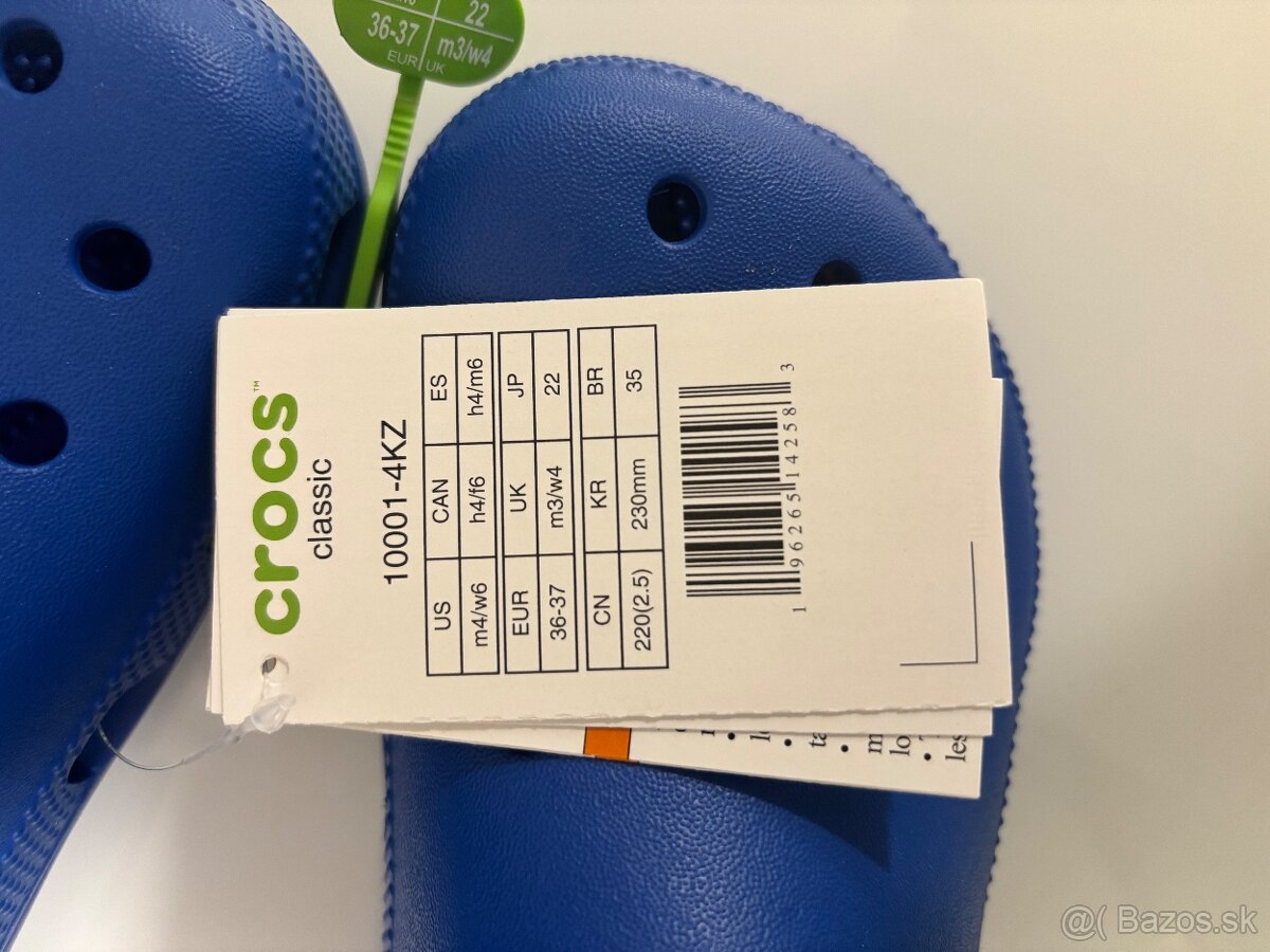 Crocs 36-37, farba blue bolt - 5