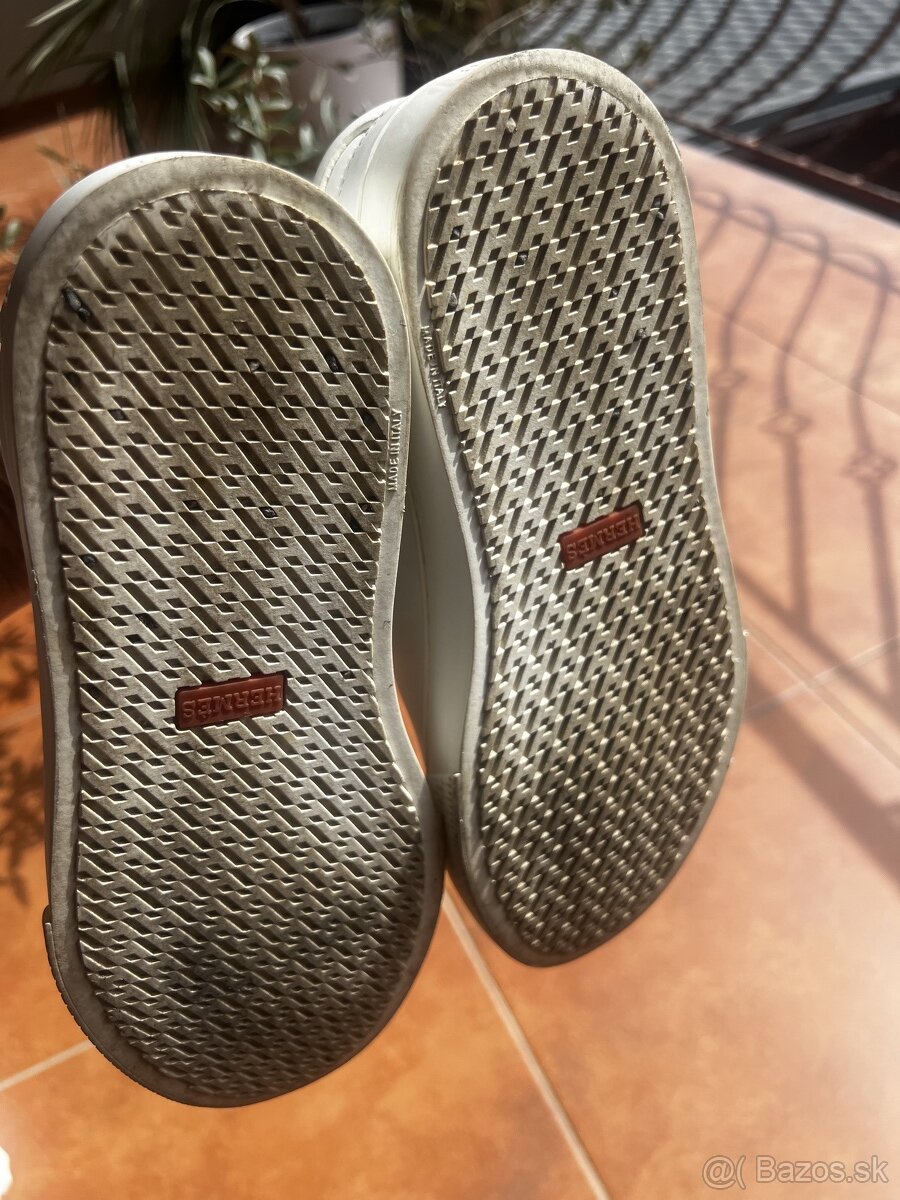 biele tenisky Hermes - 5