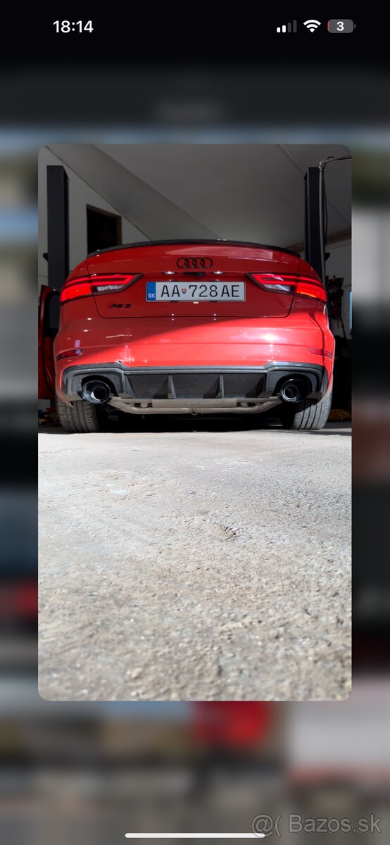 Audi Rs3 Lim nerezový vyfuk - 5