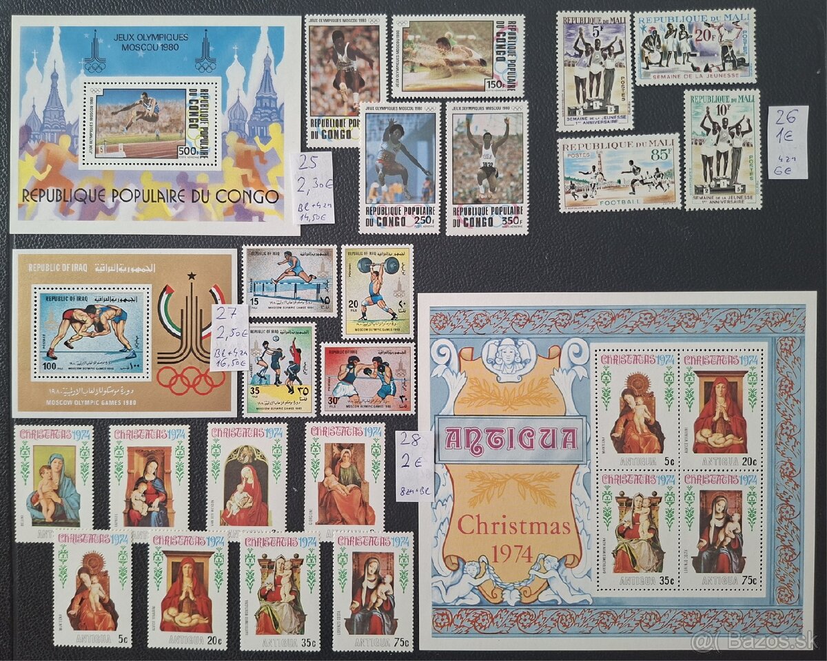 Postove znamky Mix 4 (101poloziek) - 5