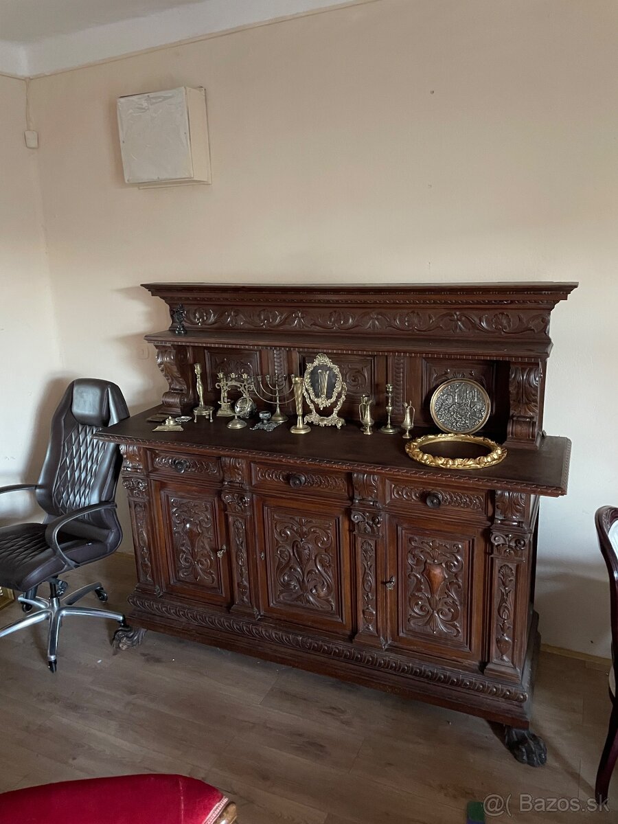 Krásny historický príborník 1880–1910 – TOP stav - 5