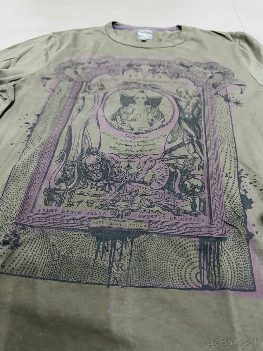 Pánske tričko s dlhým rukávom Pepe Jeans L - 5