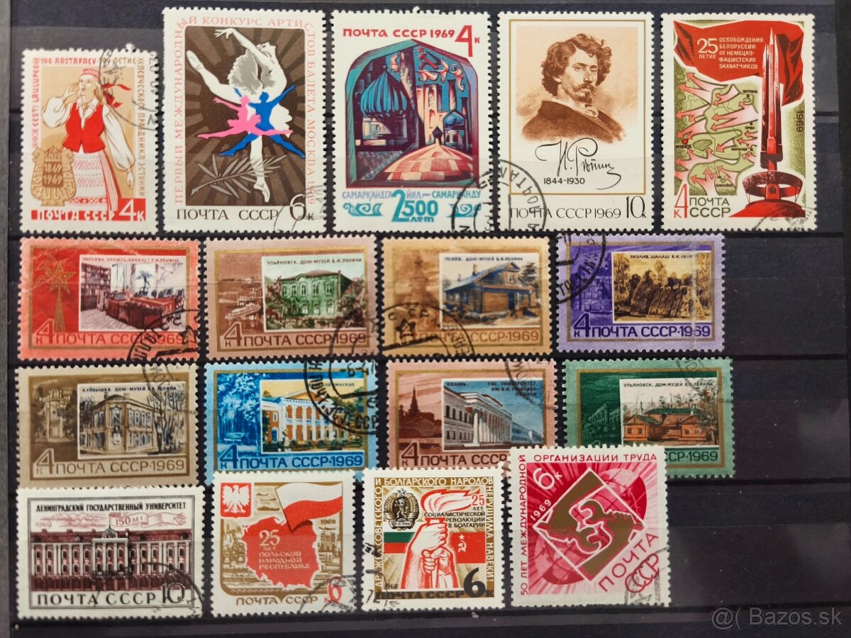 Známky Sovietsky zväz 1 - 5