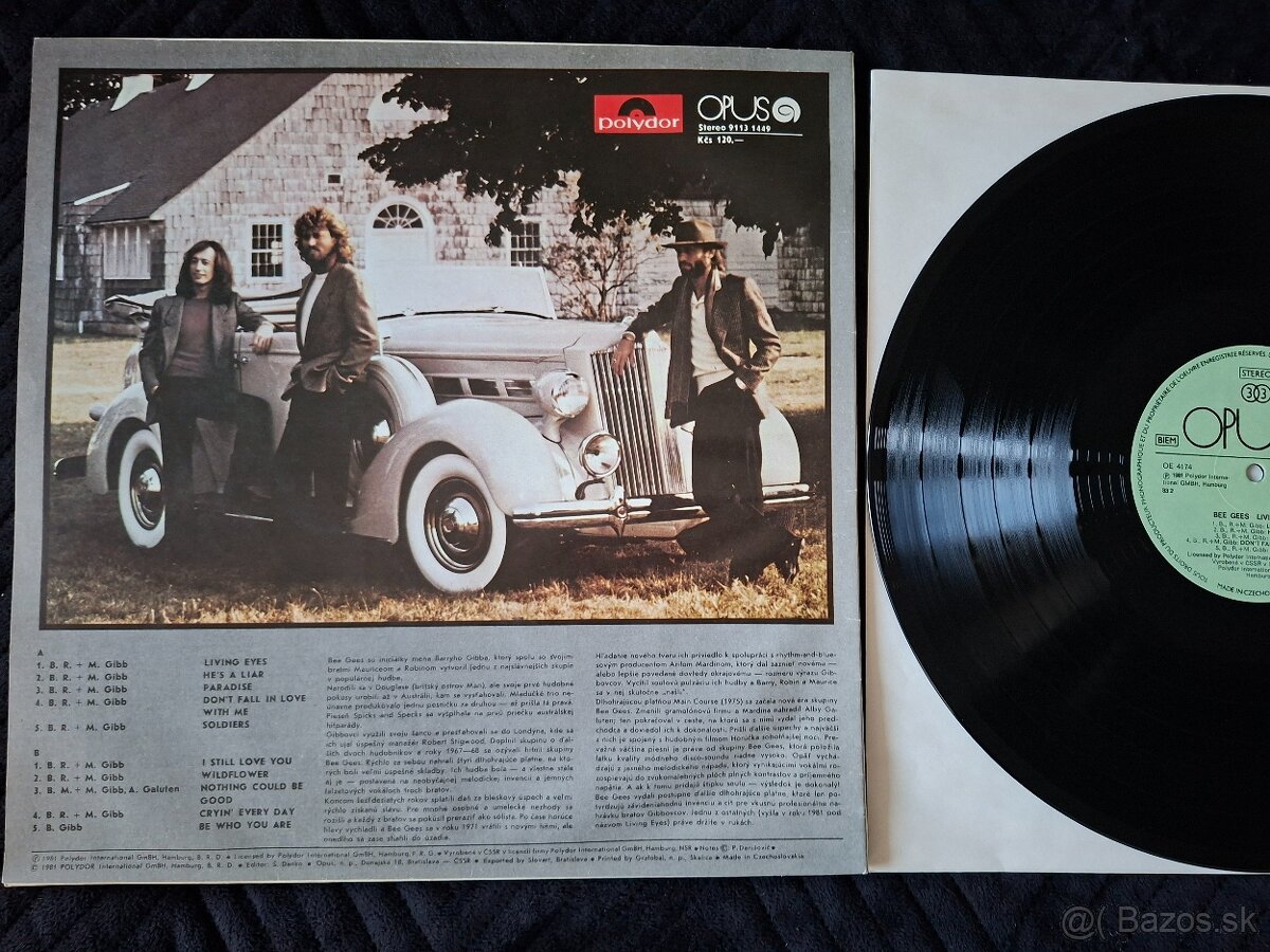 Predam LP vydanie z 90 rokov Bee gees - 5