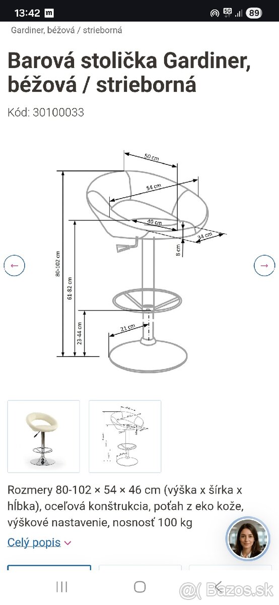 Barové stoličky - 5