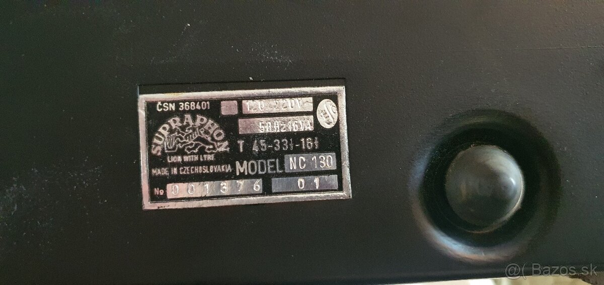 Radio Tesla 810a, gramofón - 5