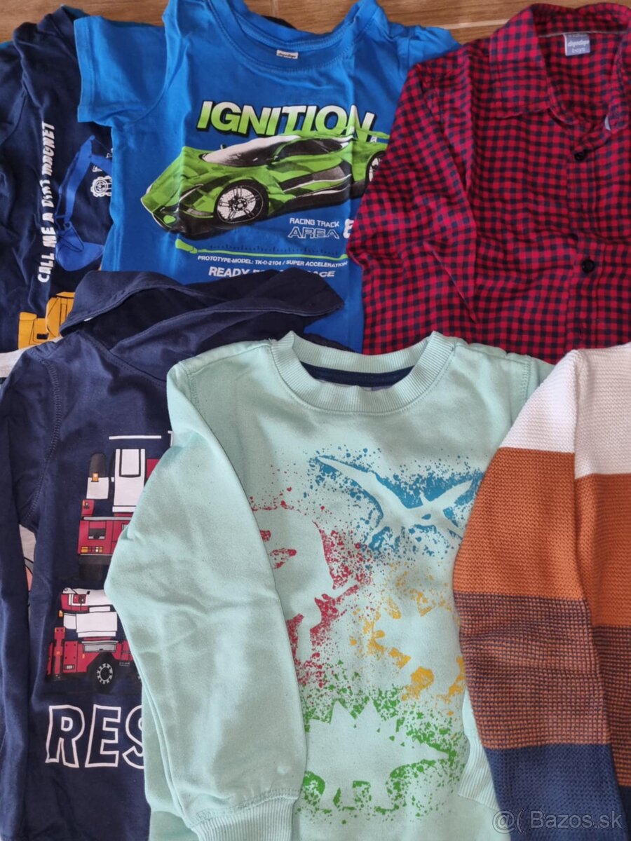 Balík oblečenia veľkosť 116 - 122 - 5