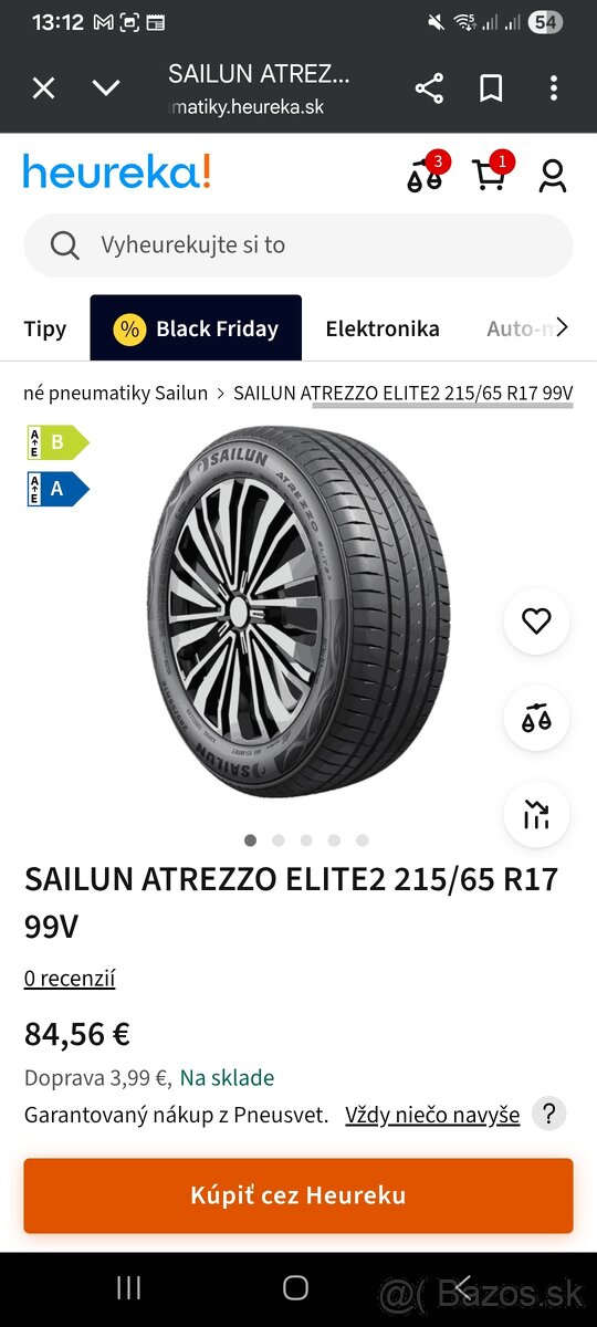 NOVÉ letné 215/65 R17 DOT5124 - 5