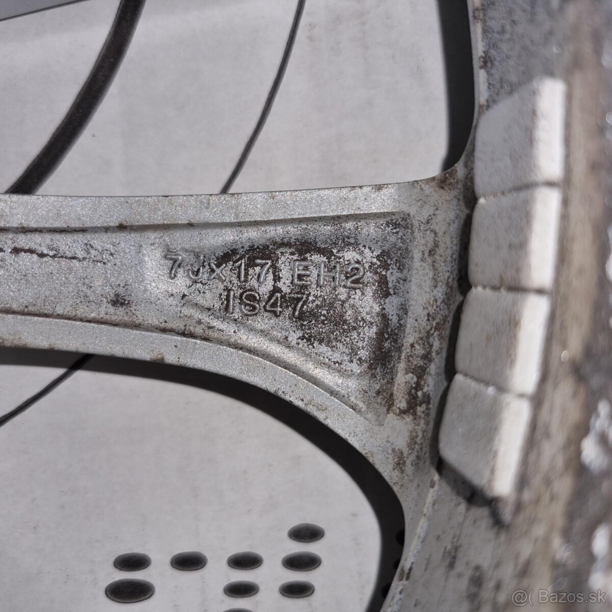 Hliníkové BMW disky 5x120 R17 7J ET47 - 5