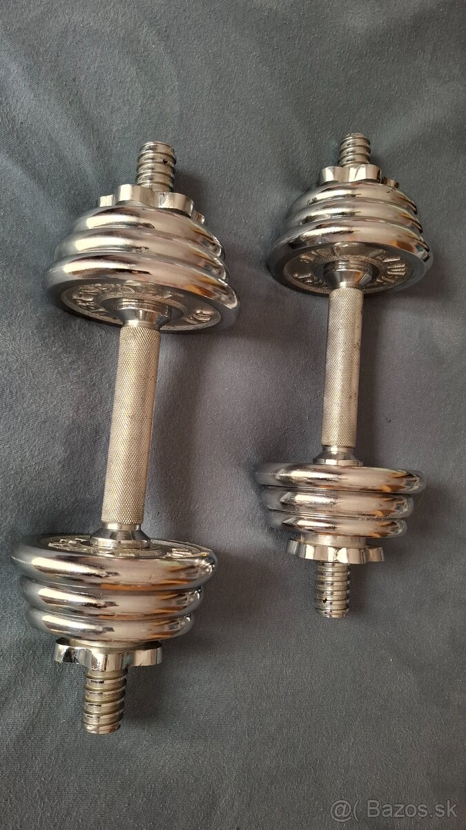 činky jednoručné 2ks 2,5-7kg - 5