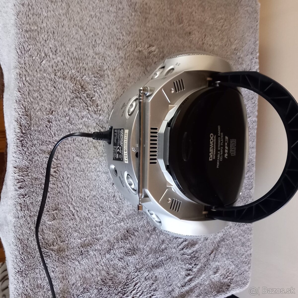 Predám DAEWOO PORTABLE STEREO RÁDIO, CD/MP3 - 5