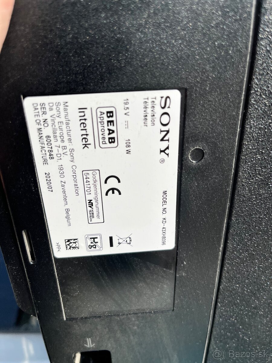 Sony KD 43XK8096 - 5