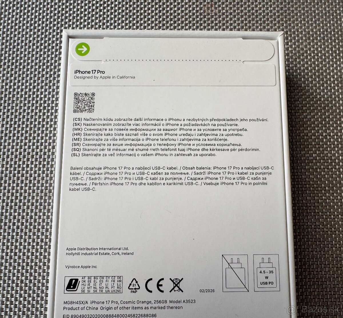 iPhone 17 Pro 256GB - NOVY - NEROZBALENY - 5