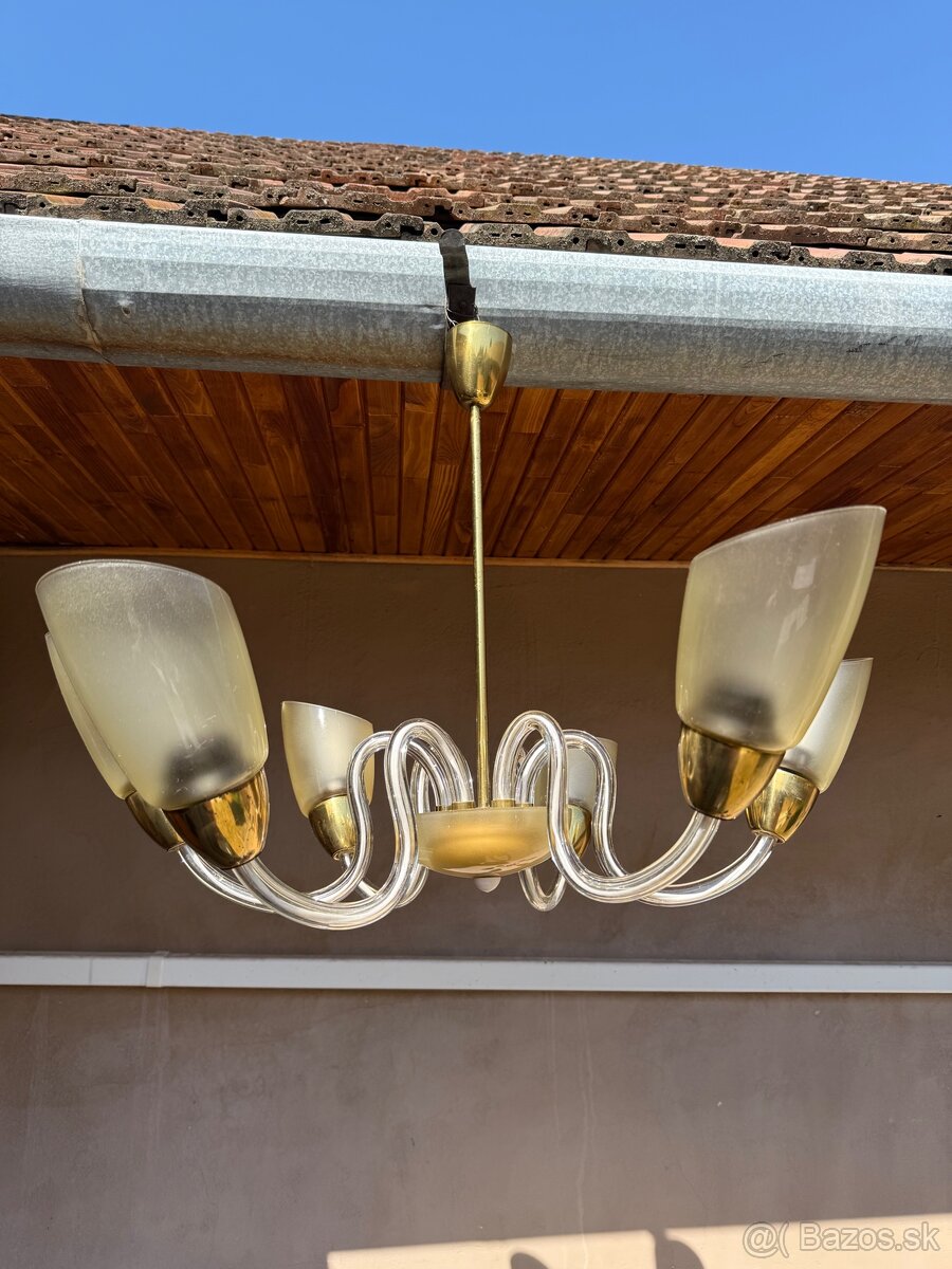 Predam krasny skleneny luster Brusel - 5