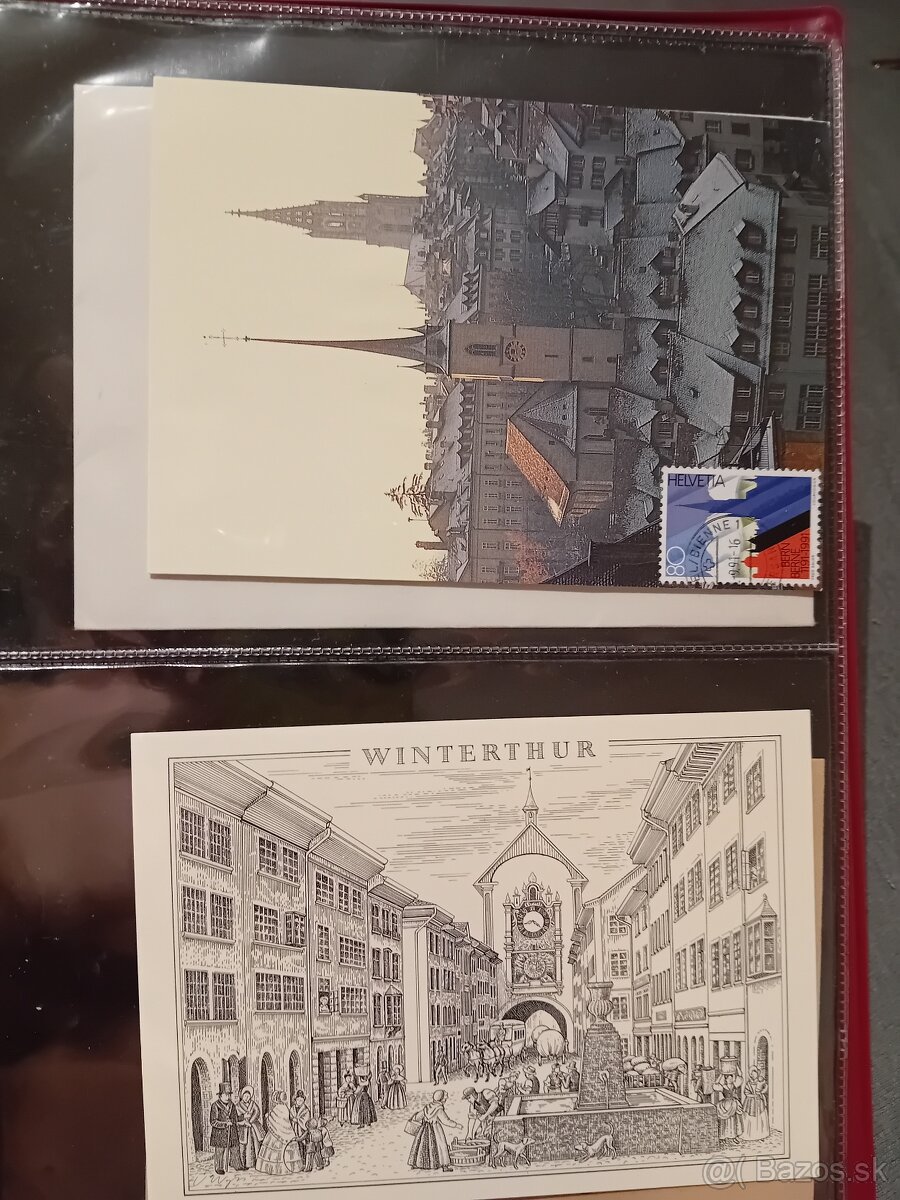 Album Švajčiarsko FDC - 5
