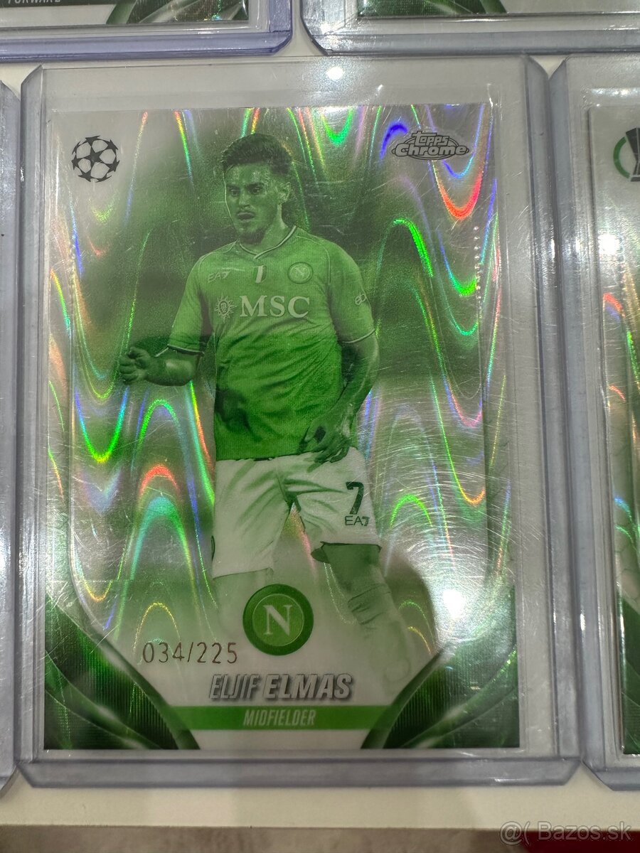 TOPPS CHROME FUTBALOVÉ KARTIČKY KARTY - 5