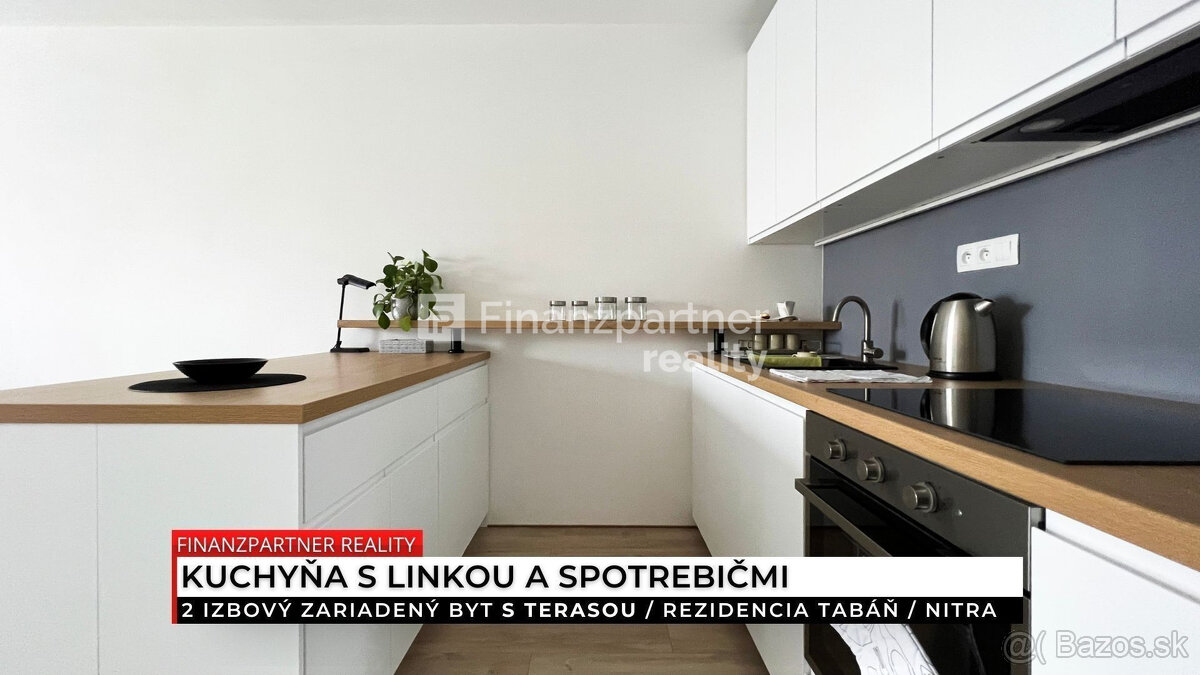 Prenájom - zariadený 2 izbový byt, Rezidencia Tabáň, Nitra - 5