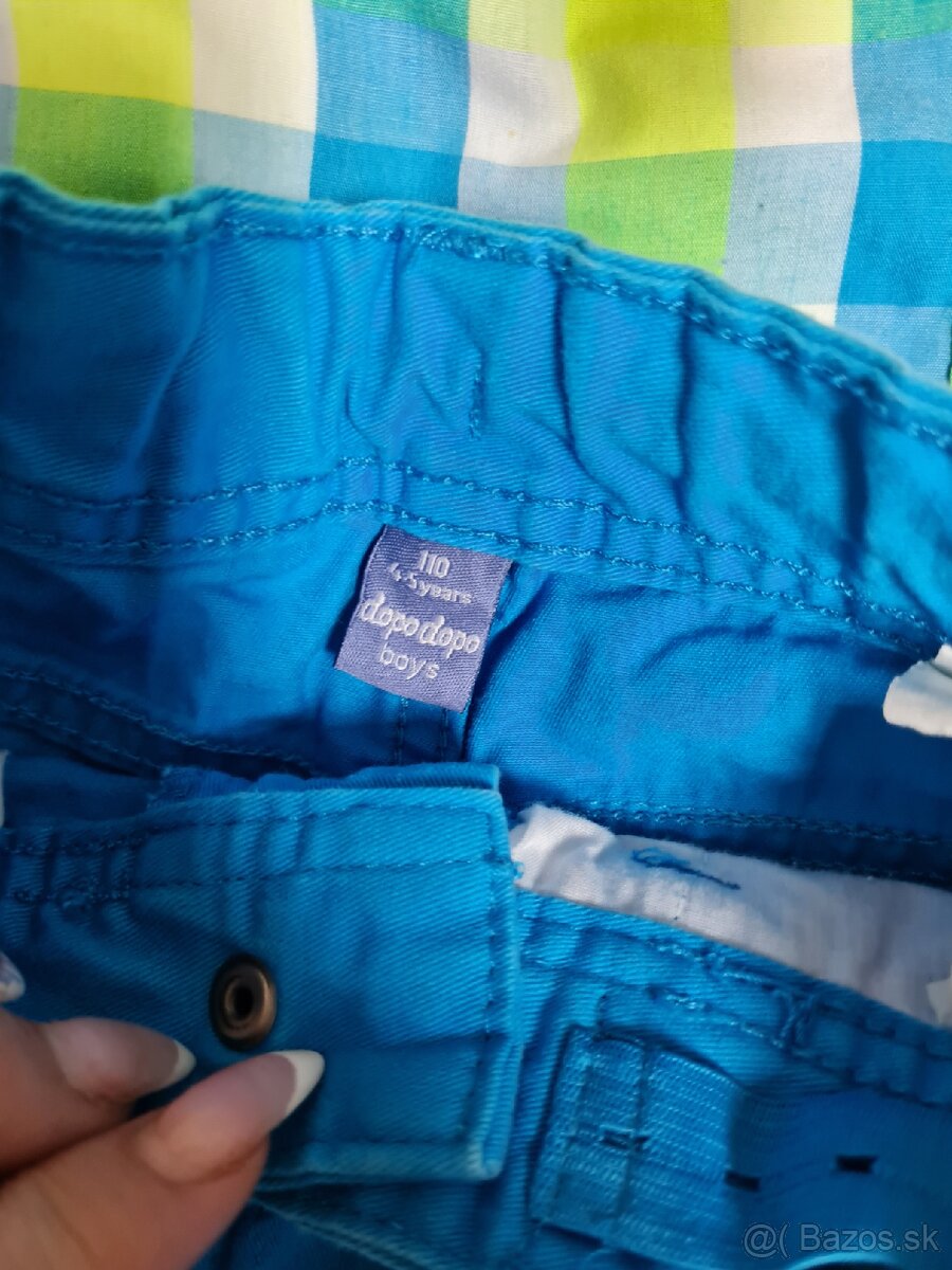 Svieži letný set tyrkys/lime veľ.110 - 5