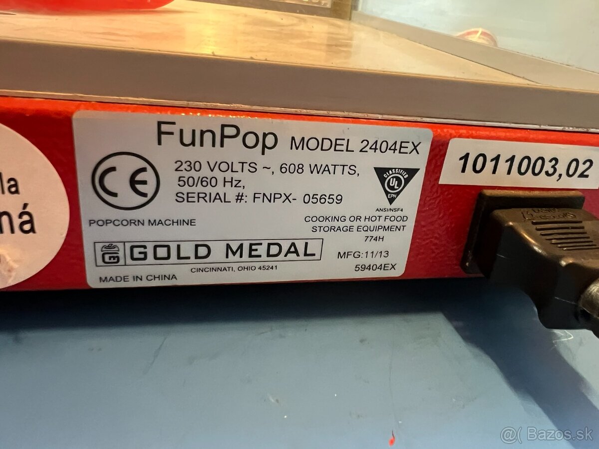 Zásobník - ohrievač na popcorn - 5