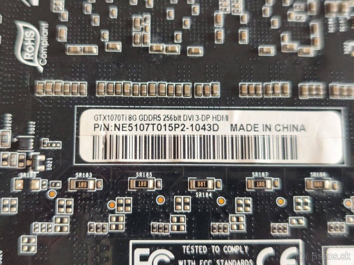 GAINWARD GeForce GTX 1070 Ti 8GB - 5