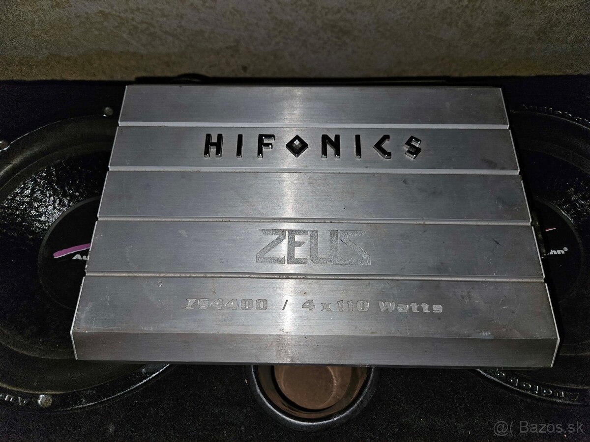 Predám autoaudio – subwoofery, zosilňovače + kapacitor - 5