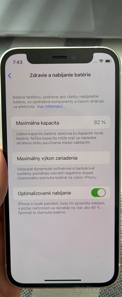 Predám Apple Iphone 12 mini White 64 GB - 5