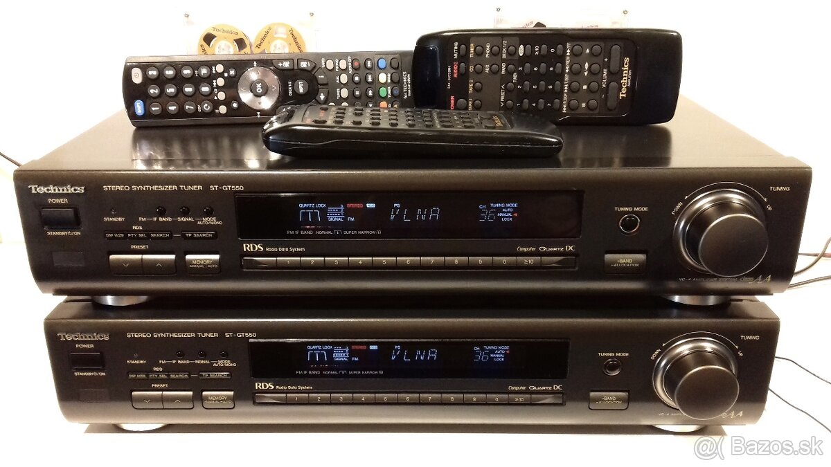 ClassAA =2x SPICKOVY tuner TECHNICS ST-GT550+RDS, AT18, AT16 - 5