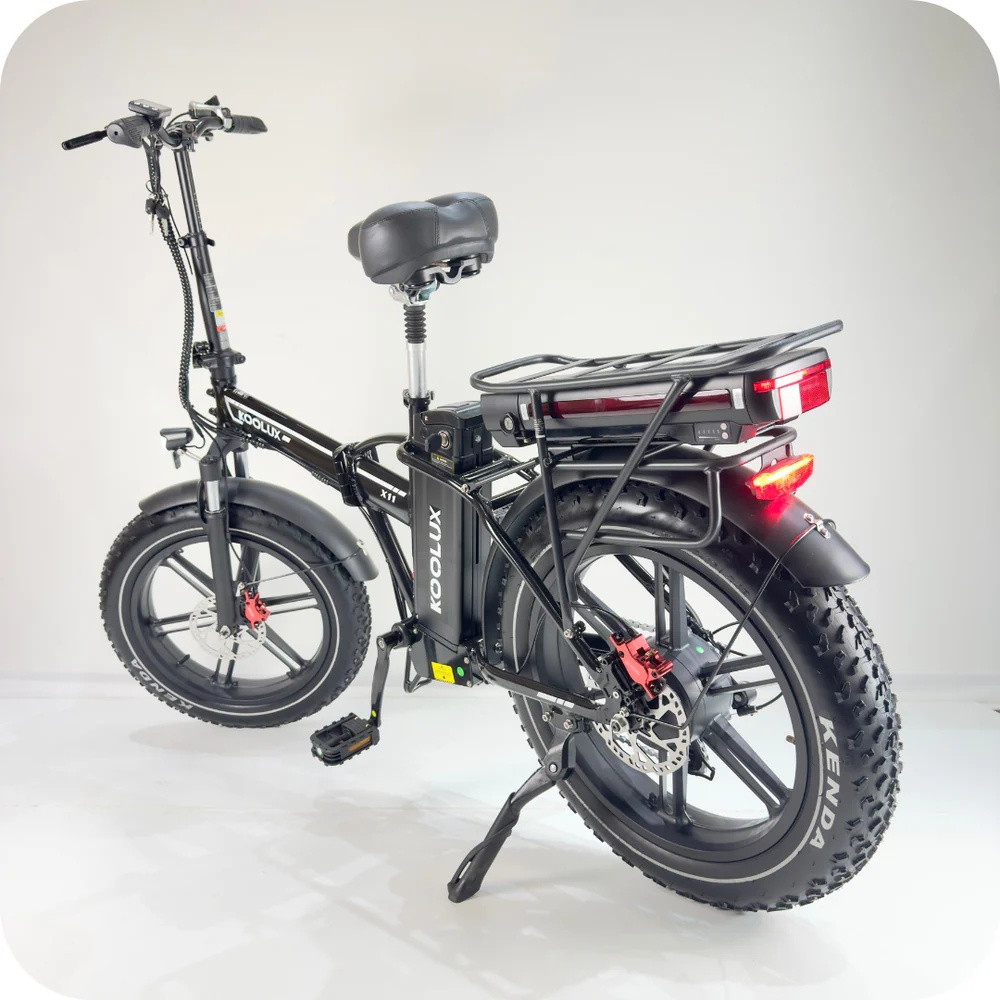 Skladací ektricky bicykel Fatbike 0 Km 24 Ah Bateria Moped - 5