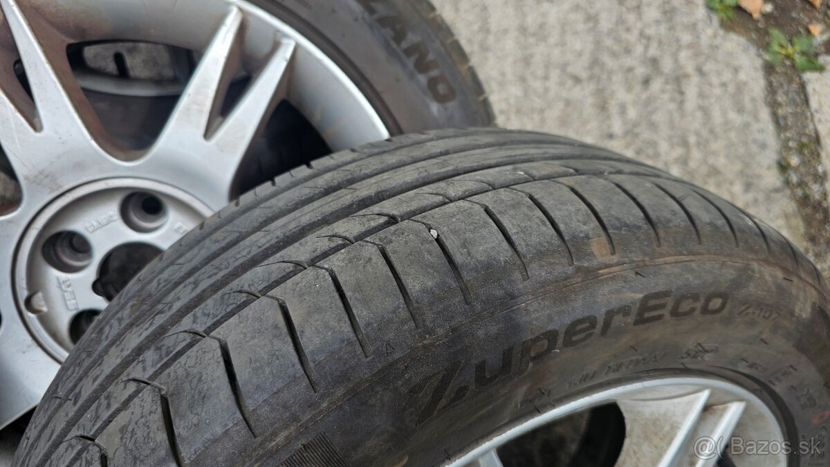 Elektróny 5x100 a letné pneu 195/55 R15 - 5