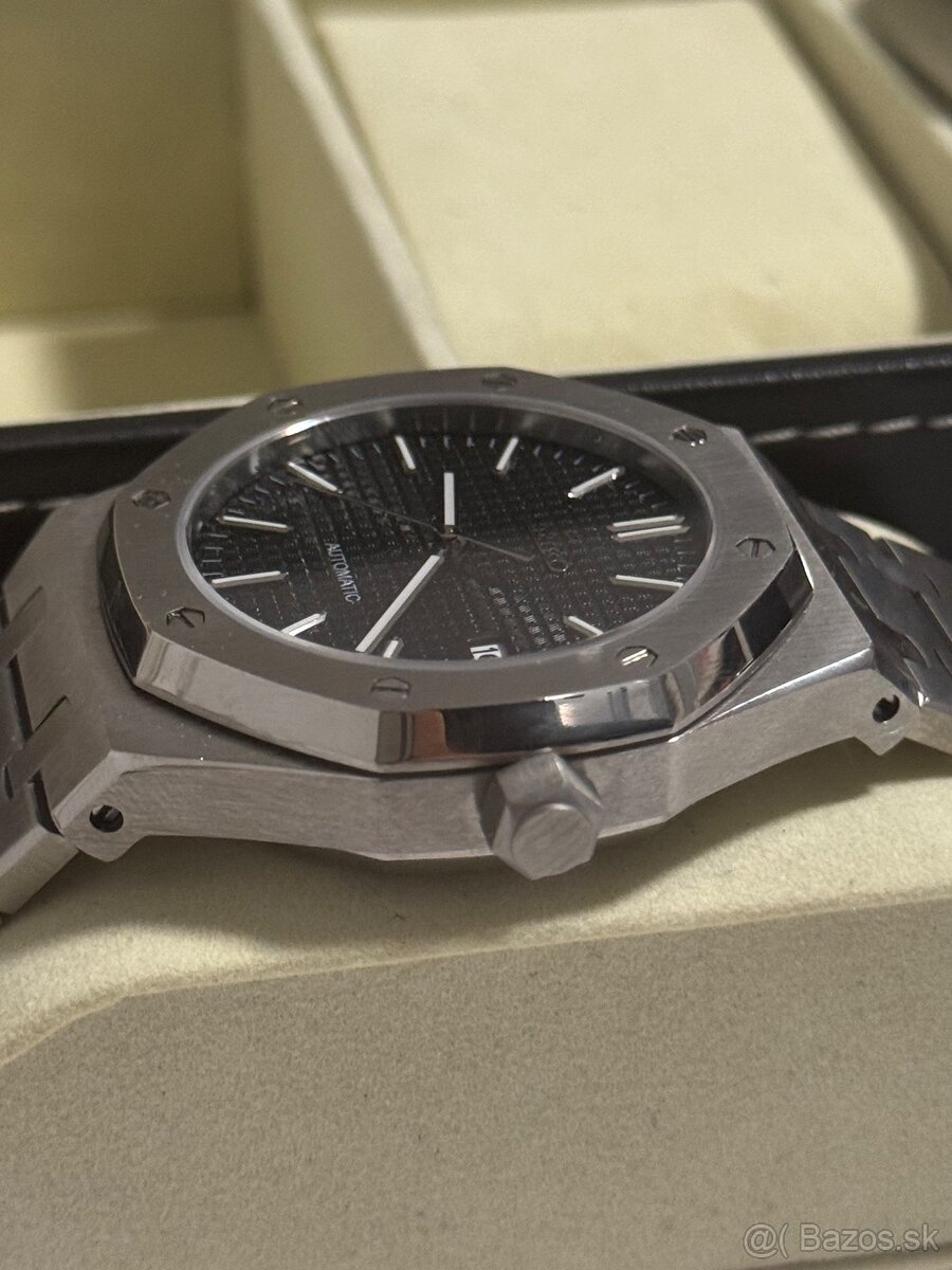 Seiko Custom Mod Watch Hodinky Royal Oak Black - 5