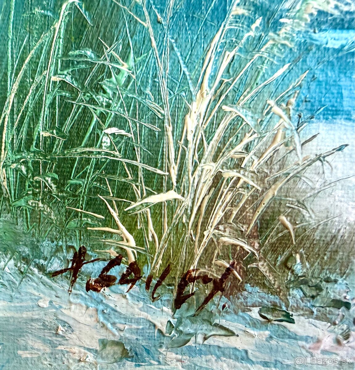 Starý obraz olejomalba - 5