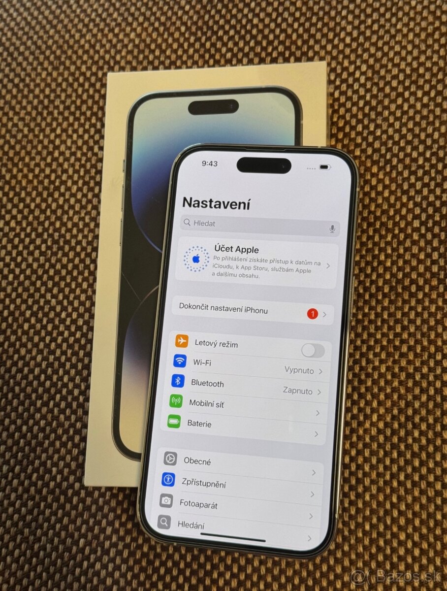 iPhone 14 Pro Silver BATERIE 100% TOP - 5