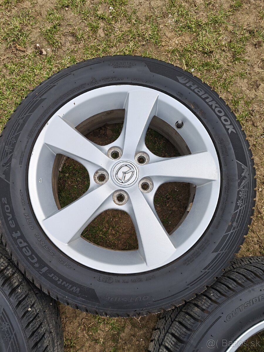 Disky Mazda r16 5x114,3 možná výmena za r15 - 5
