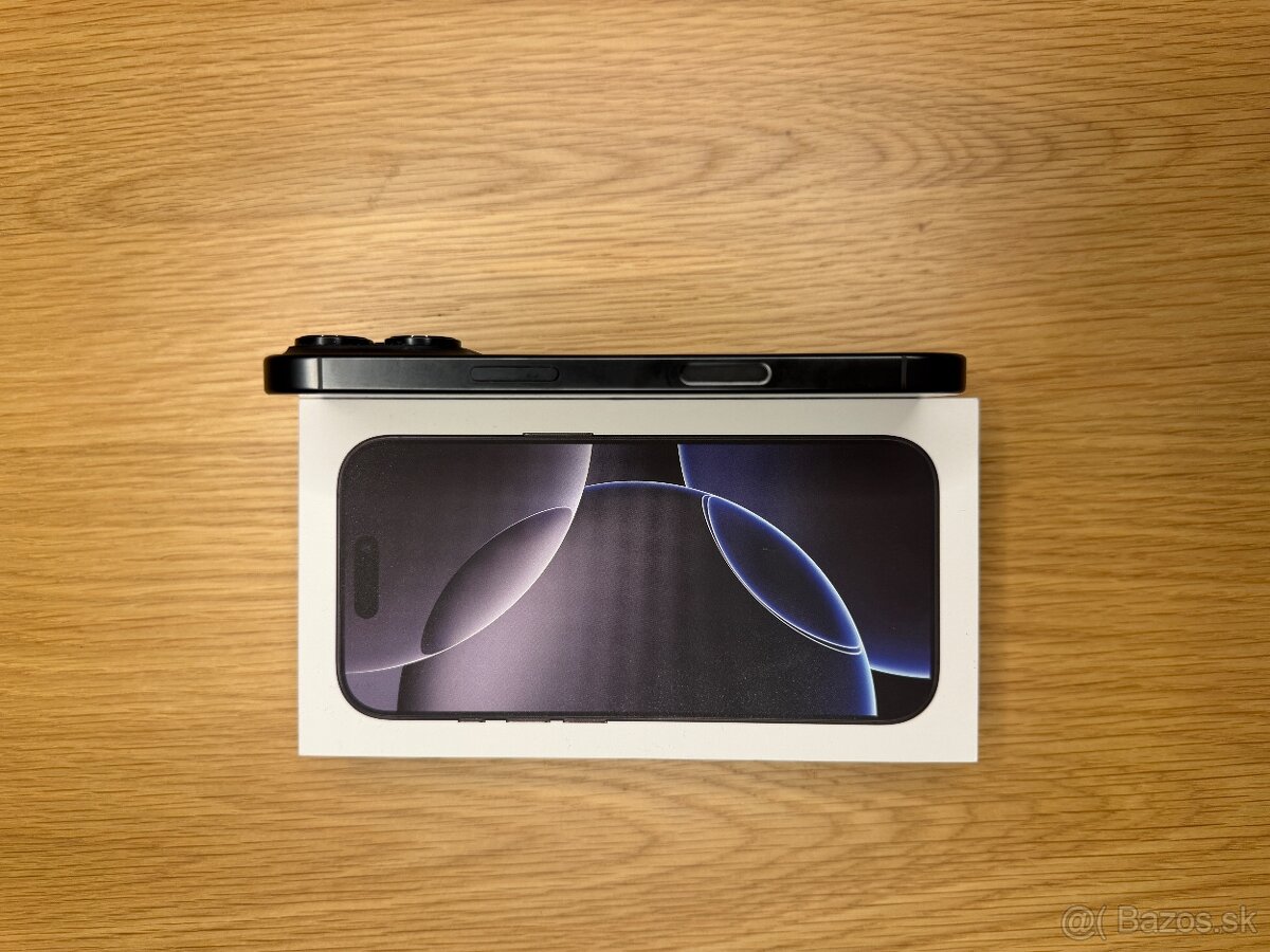 iPhone 16 Pro 256GB čierny titán - záruka do 17.10.2026 - 5