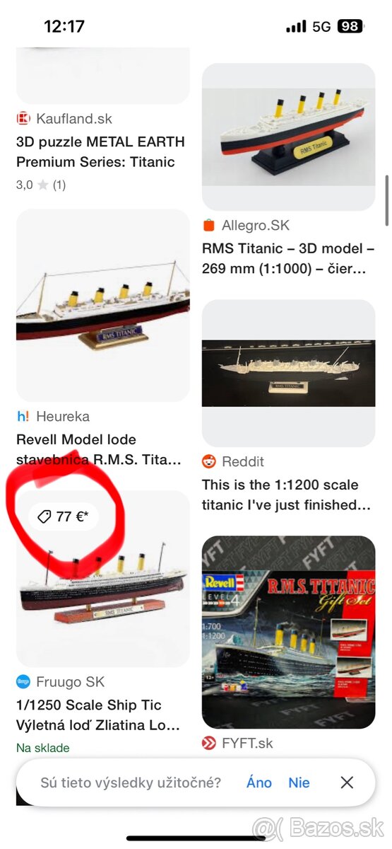 Model RMS Titanic legendárna výletná loď - 5