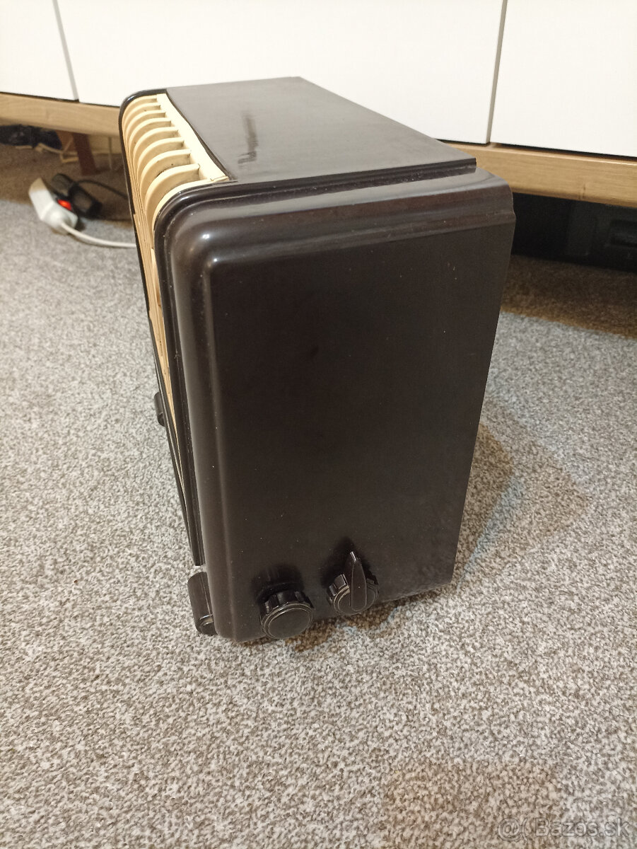Vzácné staré retro rádio Tesla 413U - 5