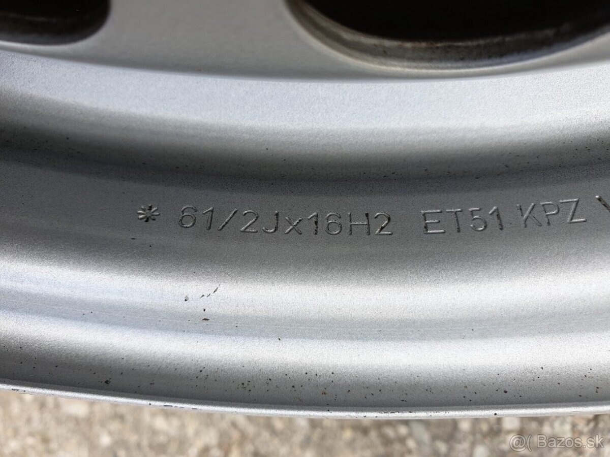 5x120 r16 ET51 x 6,5J disky VOLKSWAGEN TRANSPORTER - 5