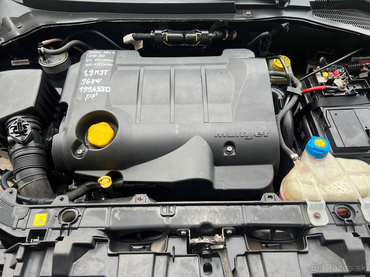 Predám náhradné diely na Fiat Grandepunto 1,9mjt 96kw - 5