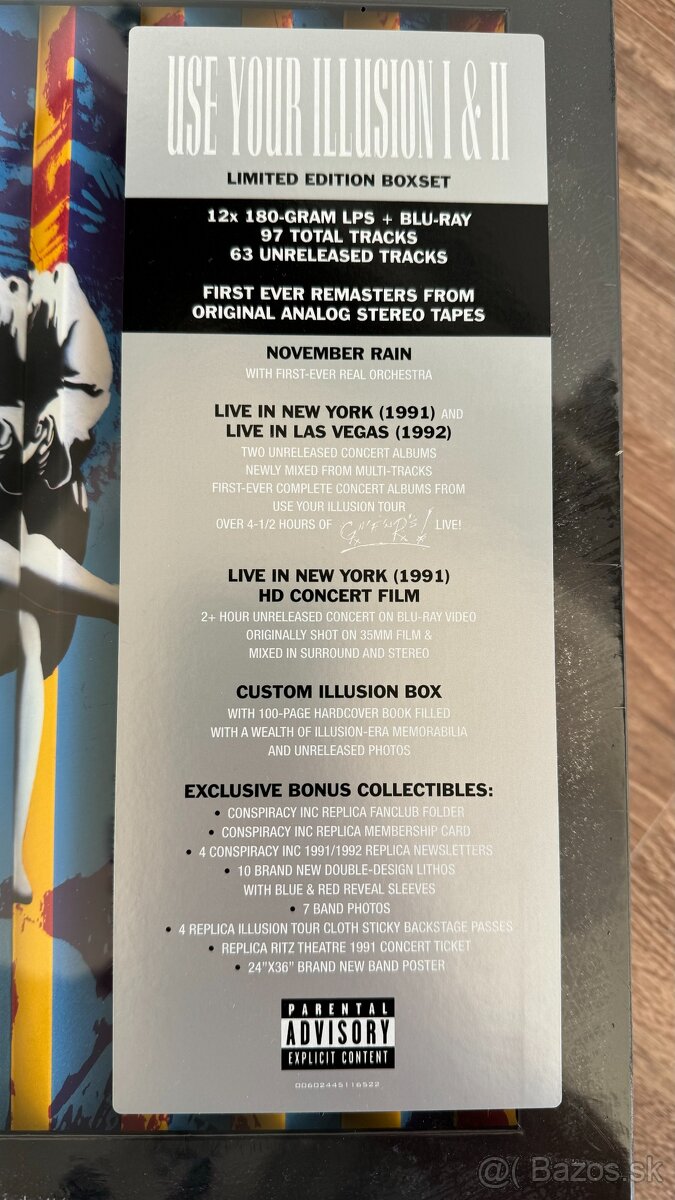 Guns N Roses - Use Your Illusion I & II 12 x Lps + Blu-Ray - 5