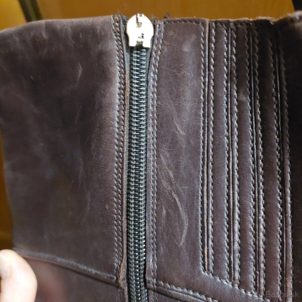 Čižmy kožené vysoké Högl - 5