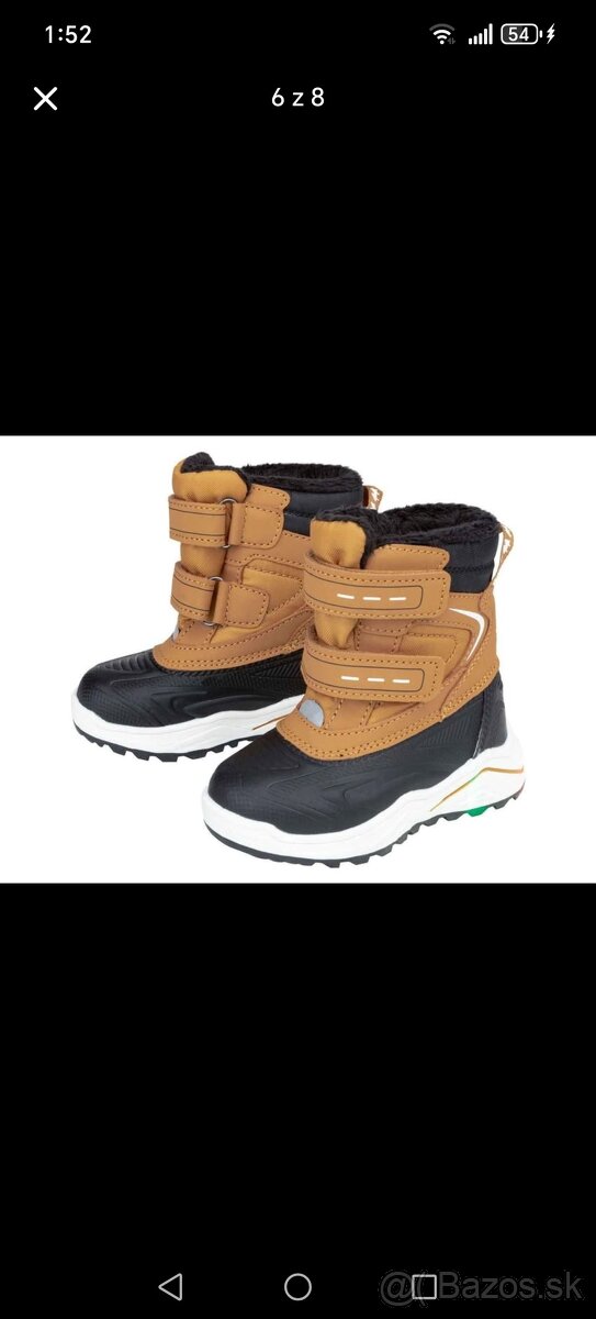 Chlapčenské zimné čižmy č.23 - 5