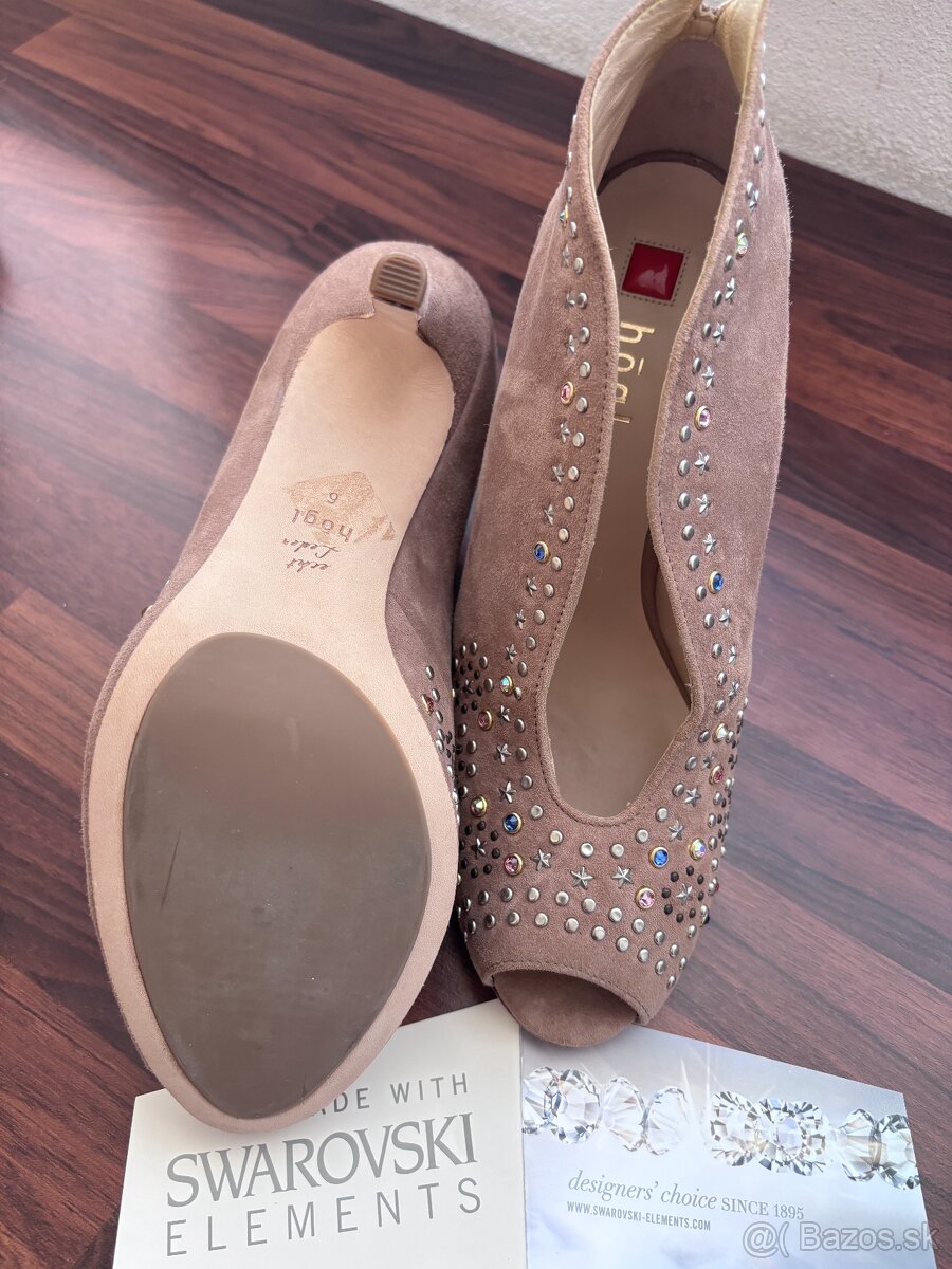 Högl Swarovski lodičky - high heels - 5